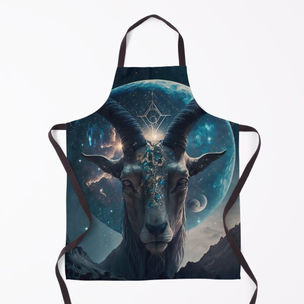 Item preview, Esoteric Wall Art, Metal Wall Art, Capricorn Cosmic Fantasy Esoterical View of the Zodiacal Signs designed and sold by esoTeriko.