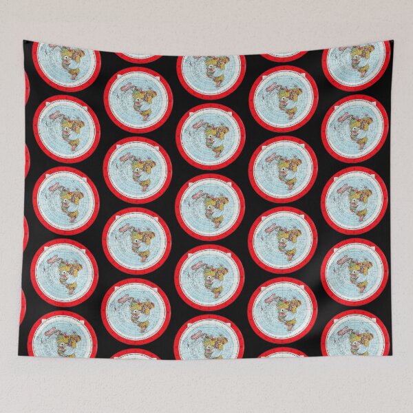 Item preview, Flat Earth Map - Alex Gleason 1892 designed and sold by MtWoodsonSales.