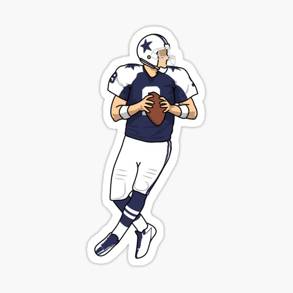 Tony Romo #9 MAGNET - Dallas Cowboys Die cut Vinyl NFL Vector art