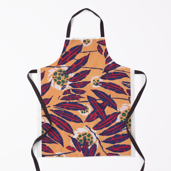 Item preview, EA Séguy botanical floral print – red and orange designed and sold by rpvga.