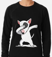 Lustiger tupfender englischer Bullterrier Leichter Pullover