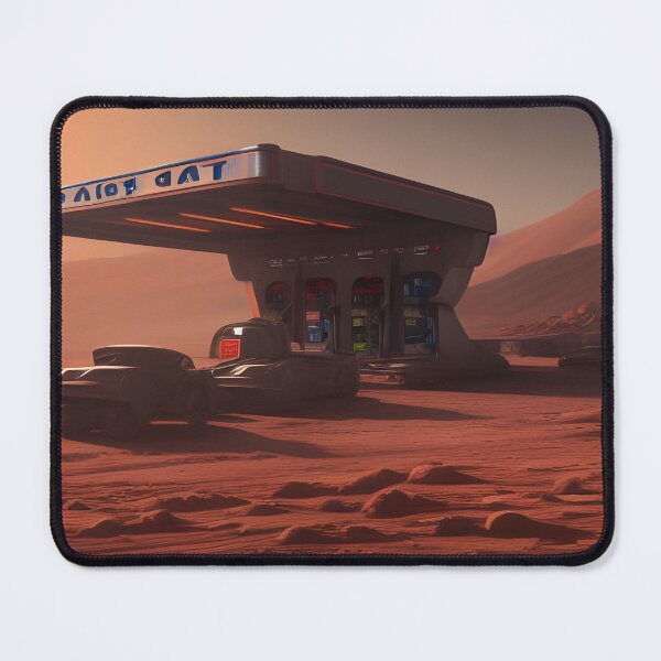 Item preview, Gas Station on Mars designed and sold by Drazona1.