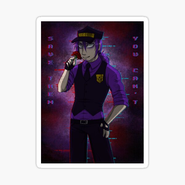 Purple Guy Sticker
