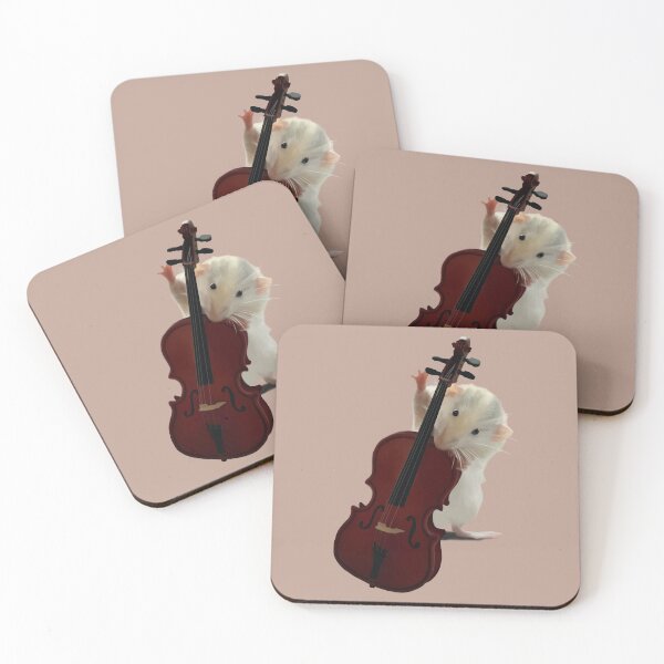 Item preview, Rat playing the Cello designed and sold by Royal Red Panda.