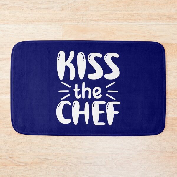 Item preview,  Kiss The Chef, Chef Gift, Funny Chef Quote, Funny Cook Quote designed and sold by DesignHouse07.