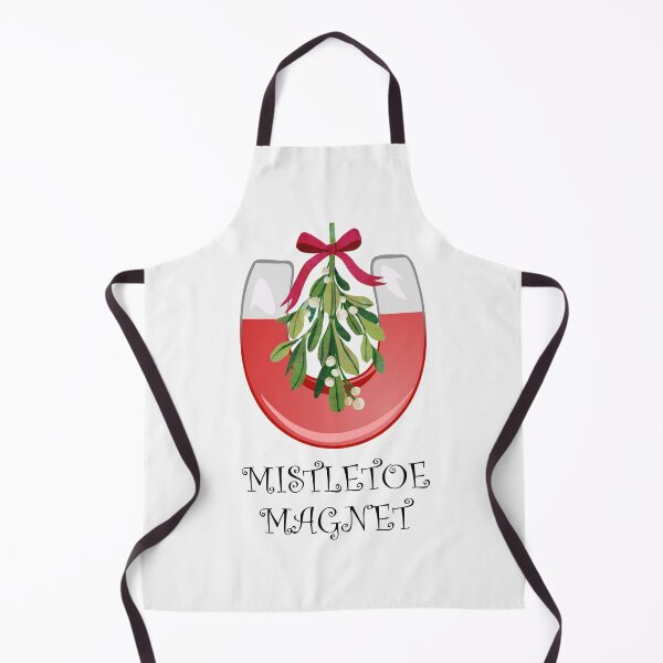 Item preview, Mistletoe Magnet Black Lettering designed and sold by HumerusHumor.
