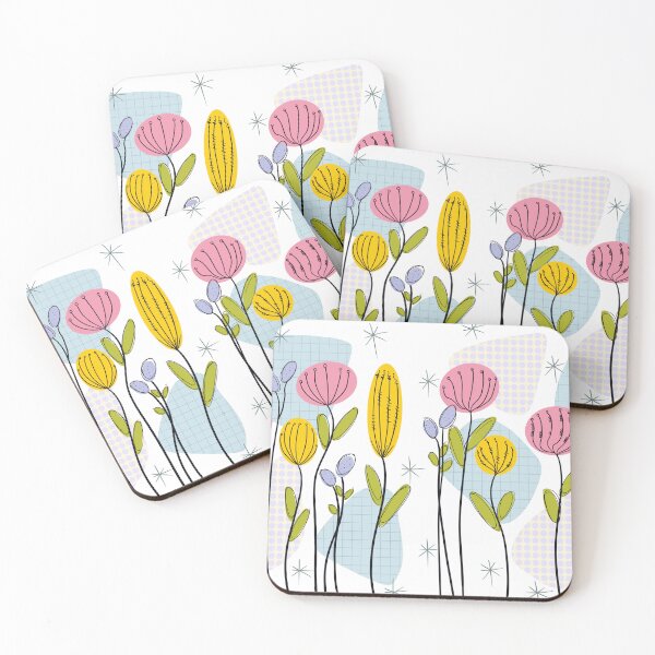 Item preview, MCM Design graphic floral print designed and sold by Melissa S. Anderson Studios.
