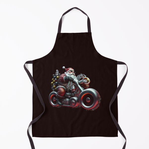Item preview, Modern Cool Motorcycle Santa designed and sold by hazelknott.