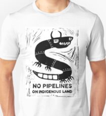 No Pipelines! Indigenous People Unisex T-Shirt