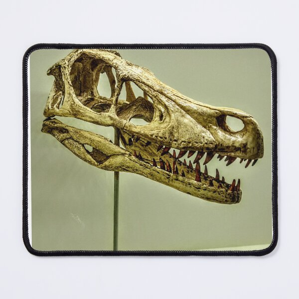 Item preview, Velociraptor skull with label designed and sold by Deathplant.