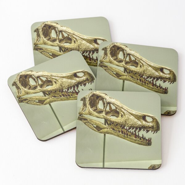 Item preview, Velociraptor skull with label designed and sold by Deathplant.