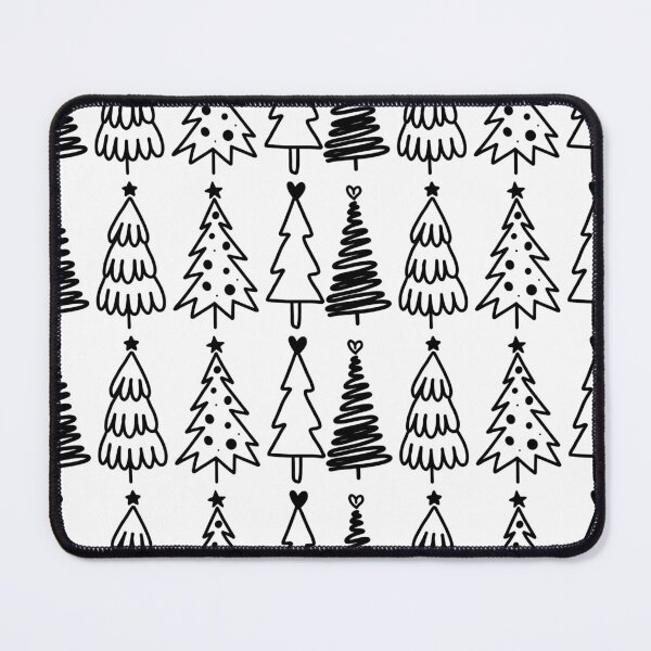 Item preview, Doodle Christmas Tree Pattern designed and sold by tearracreative.
