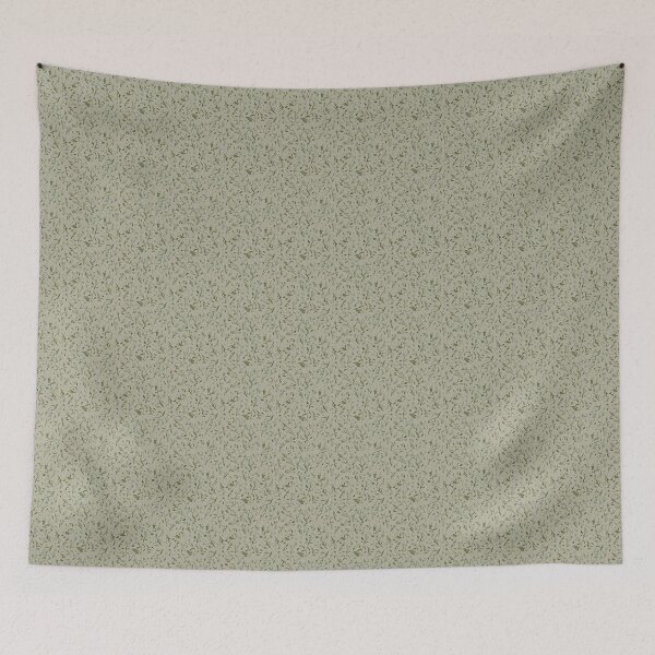 Item preview, Delicate tossed floral design - gentle greens colourway designed and sold by SCdesignqld.