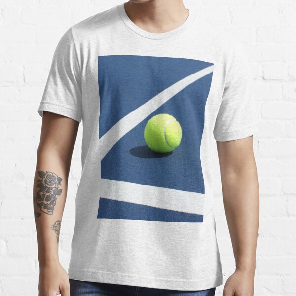 Men Tennis T-Shirt - Basic Light Blue Grey