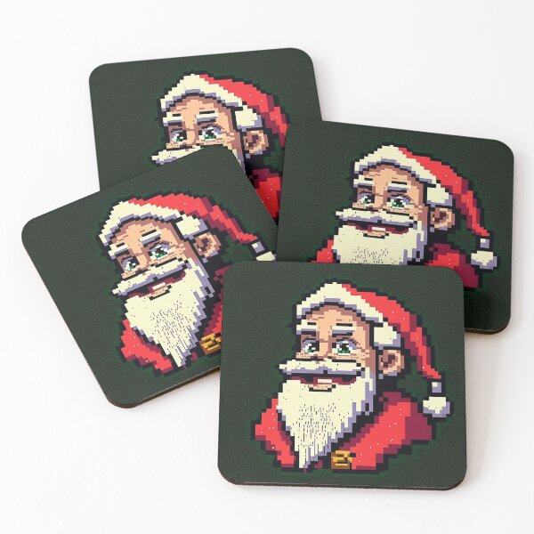 Item preview, 8 bit Santa designed and sold by FreeBot99.