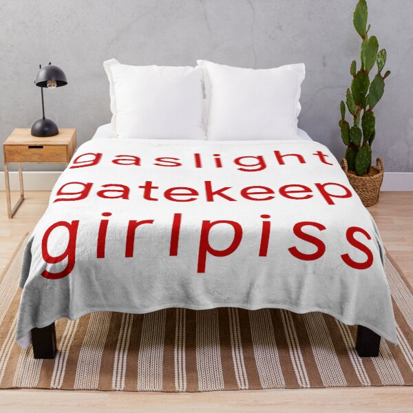 Item preview, Gaslight Gatekeep Girl piss - Funny Parody Feminist designed and sold by Picket Club.