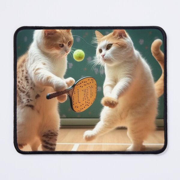 Artikelvorschau, Katzen spielen Pickleball! entworfen und verkauft von FreeBot99.