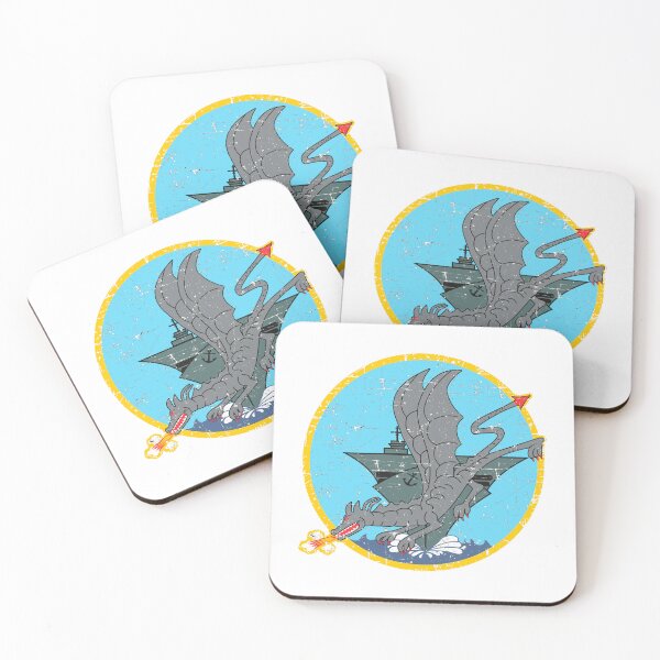 Item preview, USN VF-192 Strike Fighter Squadron - Early Squadron Insignia- Grunge Style designed and sold by pzd501.