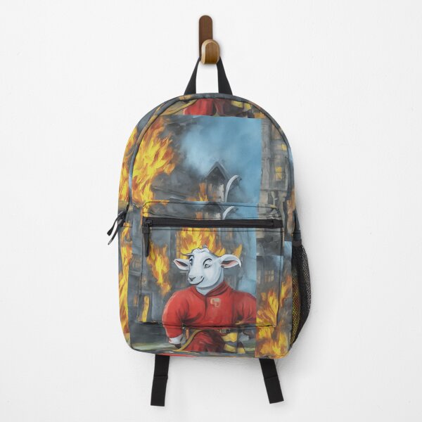 Item preview, Frankie the fire fighting goat designed and sold by CaptainClop.