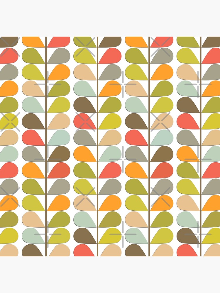 Retro 60er Jahre Midcentury Modern Pattern von Makanahele