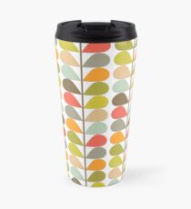 Taza de viaje Retro 60s Midcentury moderno patrón