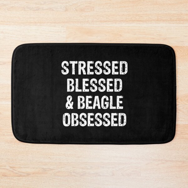 Item preview, Stressed Blessed and Beagle Obsessed Dog Gift  designed and sold by Guarddogdrive.