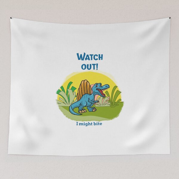 Item preview, Watch Out - Cute Funny Dinosaur is coming! designed and sold by InspiredForever.