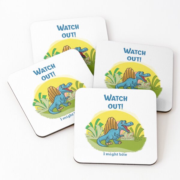 Item preview, Watch Out - Cute Funny Dinosaur is coming! designed and sold by InspiredForever.
