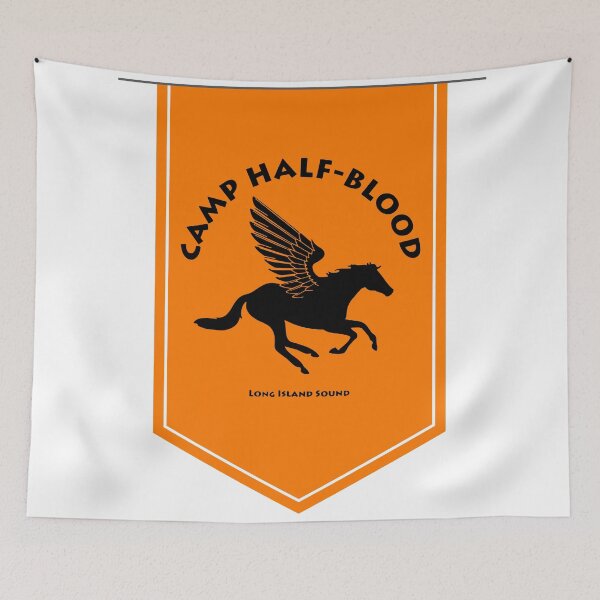 Item preview, camp half blood banner designed and sold by broadwaygirl142.