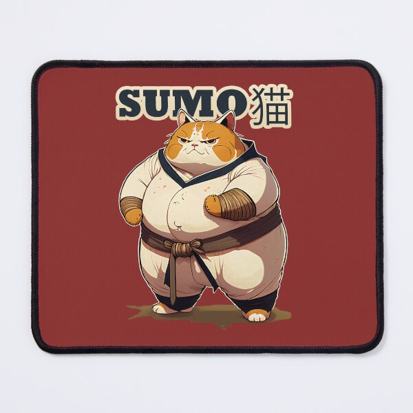 Item preview, NEKO Cat Sumo Wrestler Yokozuna Rikishi Sekitrori designed and sold by rabbleboy.