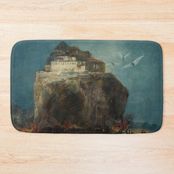 Item preview, A City on a Rock | Francisco Goya Follower | 1850 Landscape Art designed and sold by CJET.
