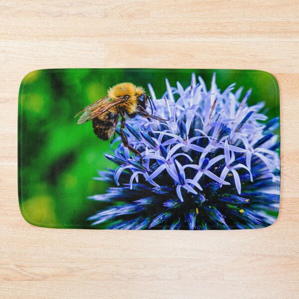 Item preview, Bee On Small Globe Thistle 2 designed and sold by Robert Alsop.