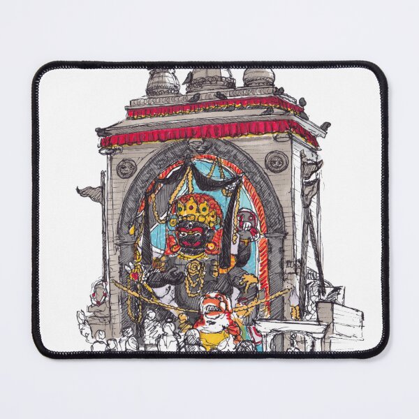 Item preview, Kal Bhairab - Durbar Square - Kathmandu Sketch designed and sold by Tom Napper Design.