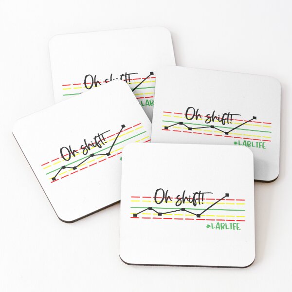 Item preview, Funny Lab Tech, Oh Shift, QC Chart designed and sold by TroveLogic.