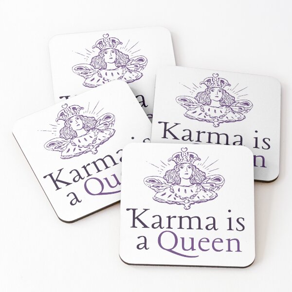 Item preview, Karma is a Queen designed and sold by retroavocado.
