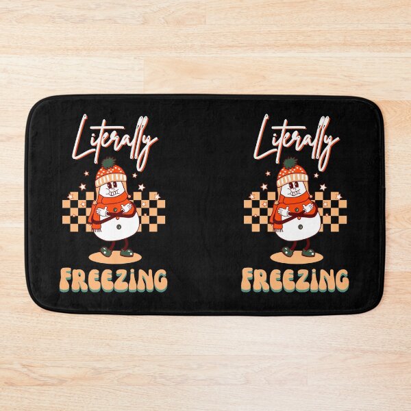 Item preview, Literally Freezing Retro Snowman 1 designed and sold by SimplyMe-Plus.
