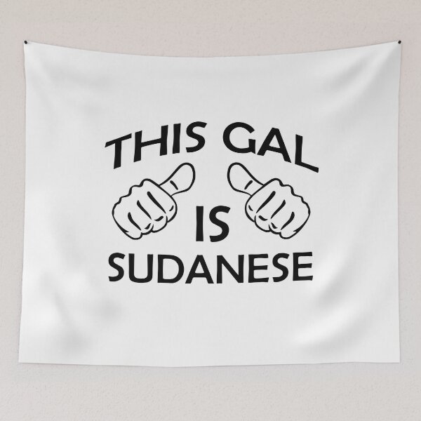 Item preview, THIS GAL IS SUDANESE (Black Version) designed and sold by armanmaulanaart.
