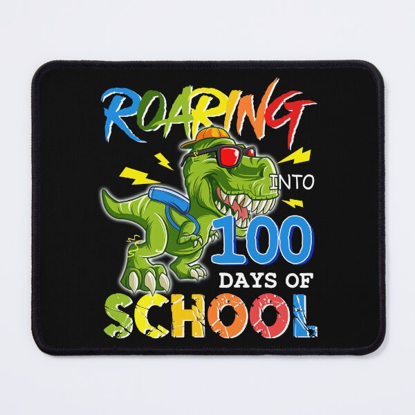 Item preview, Roaring Into 100 Days Of School Dinosaur Rex Boys designed and sold by SamArtistbyAUS.
