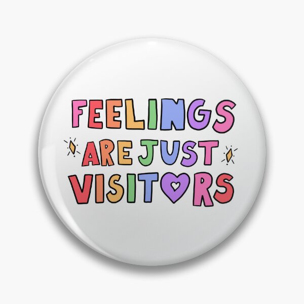 Item preview, Feelings Are Just Visitors designed and sold by crystaldraws.