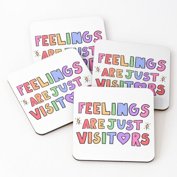 Item preview, Feelings Are Just Visitors designed and sold by crystaldraws.