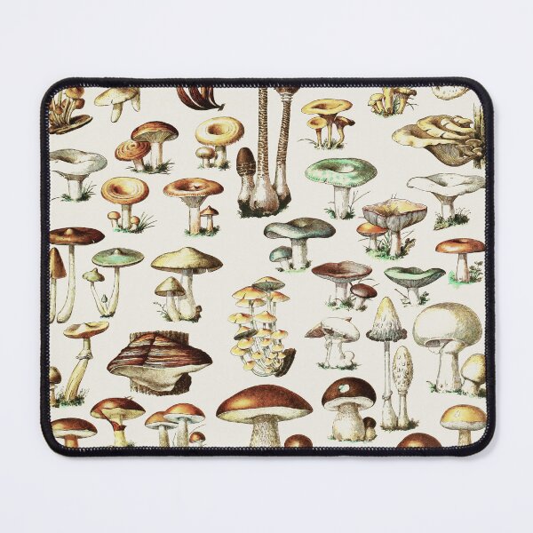 Item preview, Champignon I Vintage French Mushroom Chart by Adolphe Millot designed and sold by wildtribe.