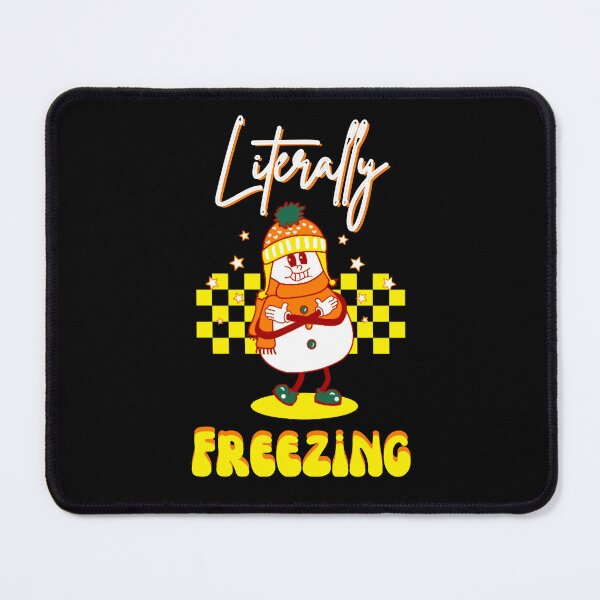 Item preview, Literally Freezing Retro Snowman 2 designed and sold by SimplyMe-Plus.