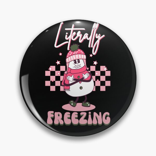Item preview, Literally Freezing Retro Snowman 3 designed and sold by SimplyMe-Plus.