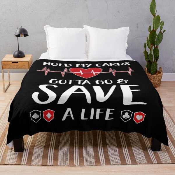 Item preview, Hold My Cards Got Ta Go & Save A Life designed and sold by armanmaulanaart.