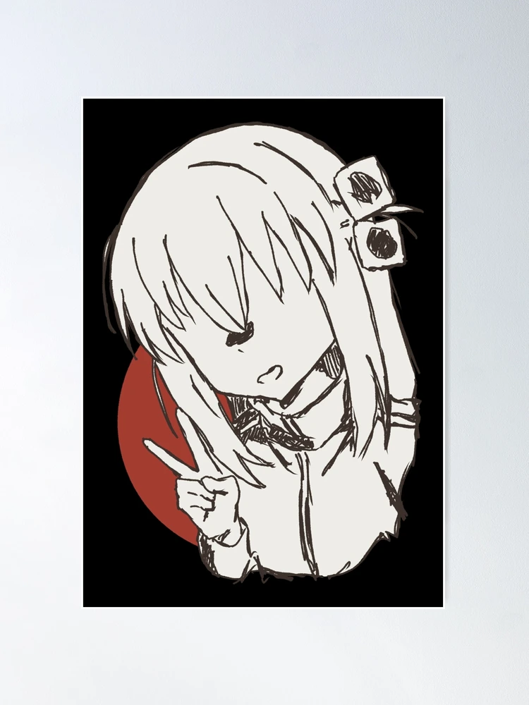 Bocchi the Rock Anime Characters Red Haired Girl Ikuyo Kita Pfp in  Minimalist Vector Art (Transparent) - Bocchi The Rock - Posters and Art  Prints