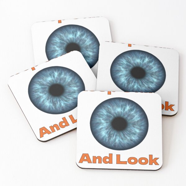 Item preview, Keep Calm And Look At Me - Blue Eye Iris   designed and sold by CraftsaurMoree.