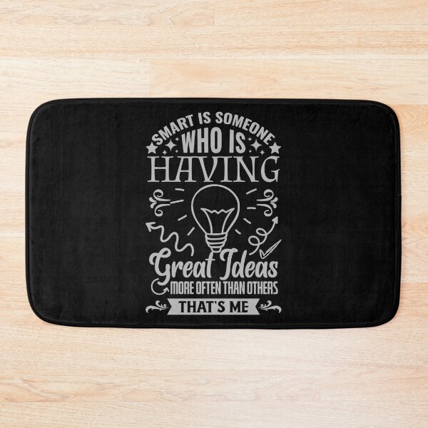 Item preview, Smart Is Someone Who Is Having Great Ideas (Grey) designed and sold by TextAndVectors.