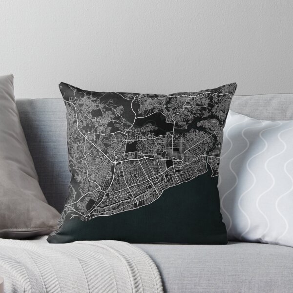 Item preview, Santo Domingo City Map of Dominican Republic - Dark designed and sold by deMAP.