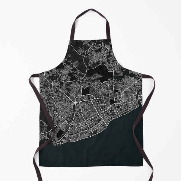 Item preview, Santo Domingo City Map of Dominican Republic - Dark designed and sold by deMAP.