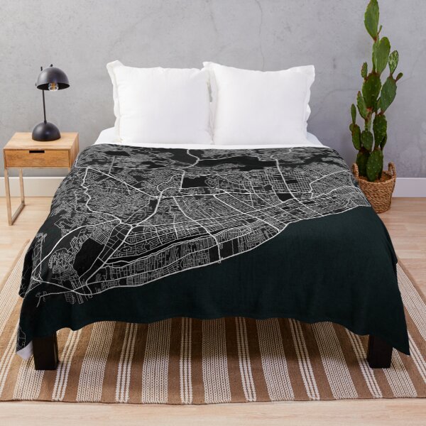 Item preview, Santo Domingo City Map of Dominican Republic - Dark designed and sold by deMAP.